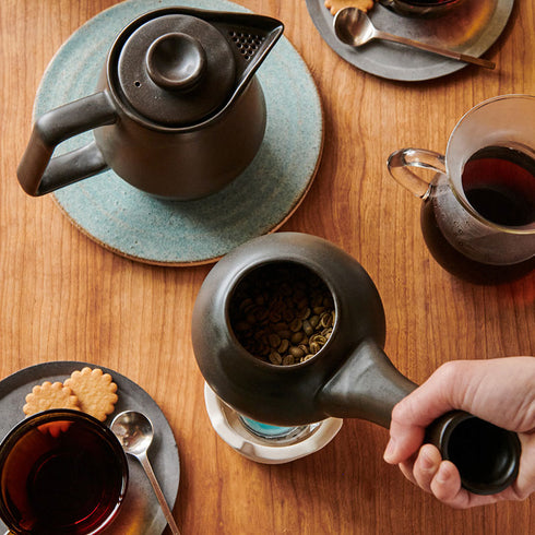 Heat-resistant pottery enamel (roaster) | Panda Shokudo